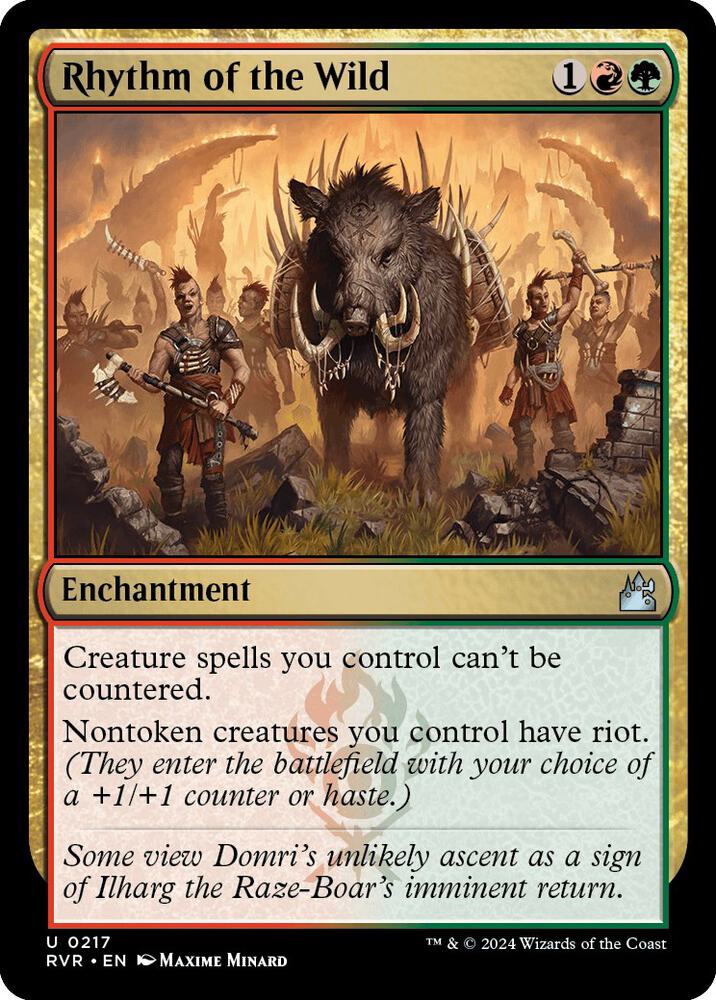Rhythm of the Wild - Red/Green