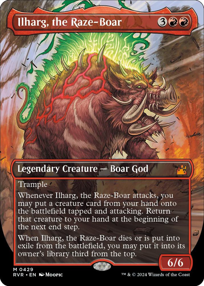 Ilharg, the Raze-Boar - Red