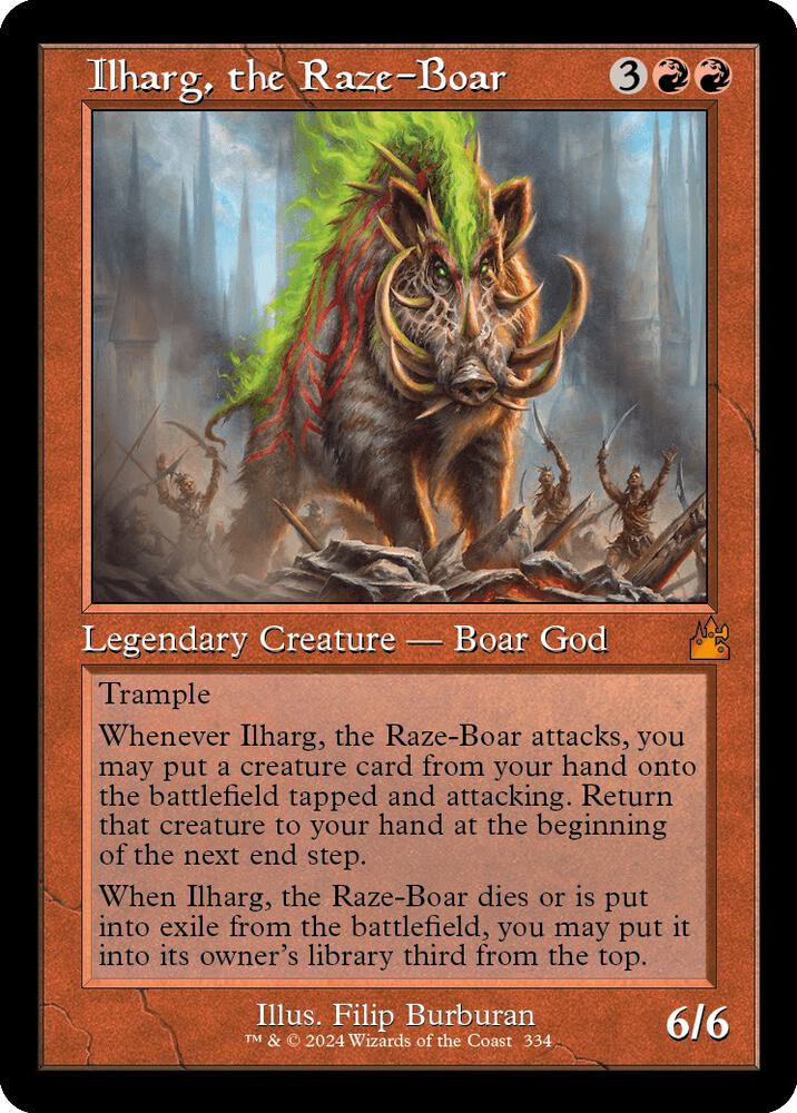 Ilharg, the Raze-Boar - Red