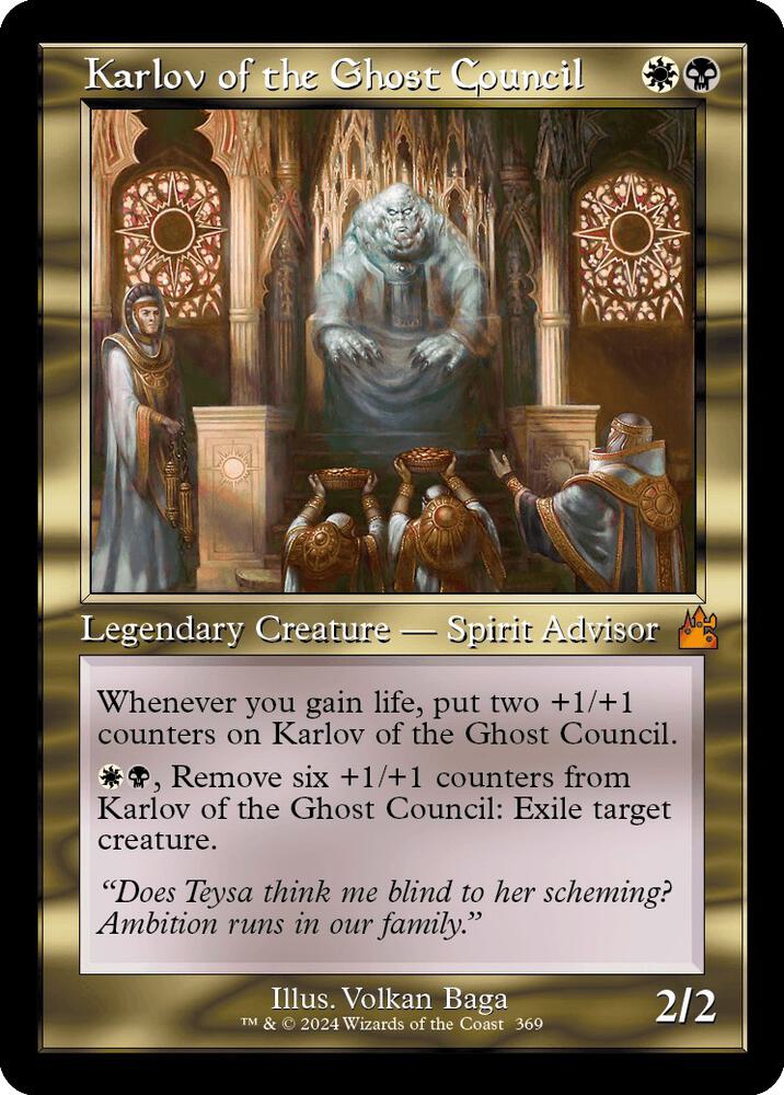 Karlov of the Ghost Council - White / Black