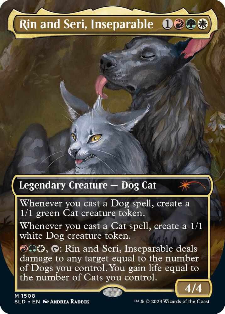 Rin and Seri, Inseparable - Red/Green/White