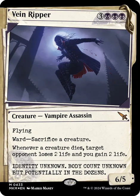 Vein Ripper - Creature - Vampire Assassin - Black
