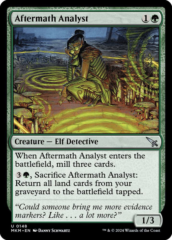 Aftermath Analyst - Green