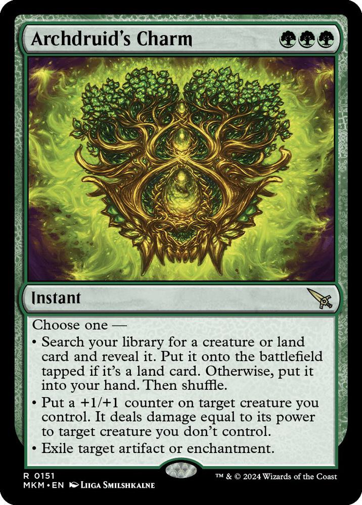 Archdruid's Charm - Green