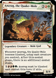 Anzrag, the Quake-Mole - Red/Green