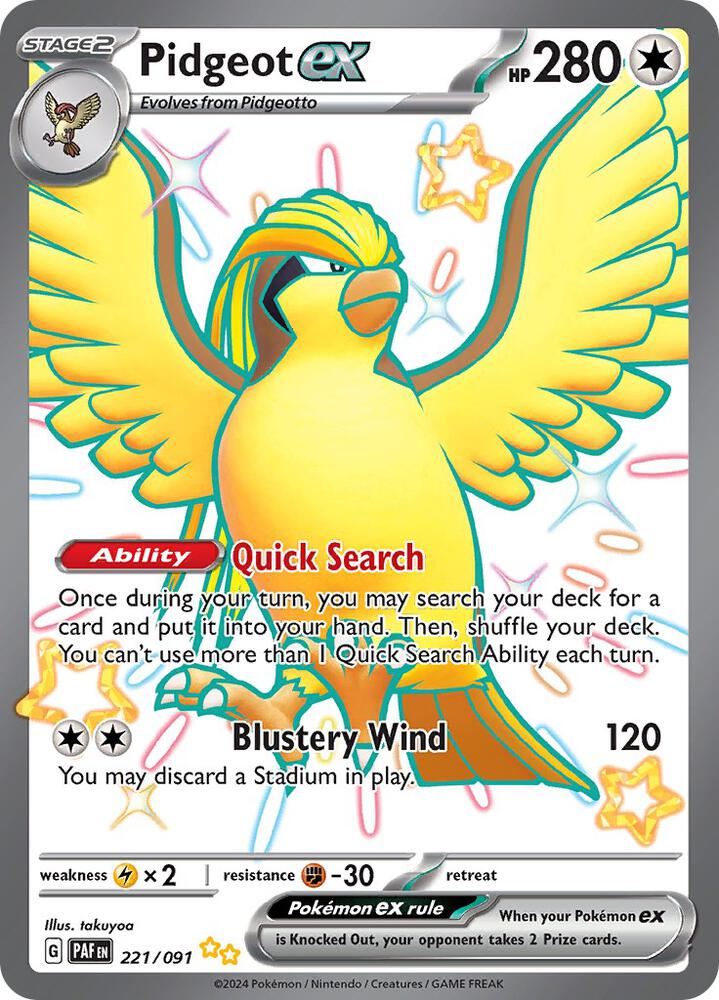 Pidgeot EX - Colorless