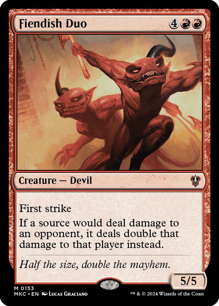 Fiendish Duo - Red