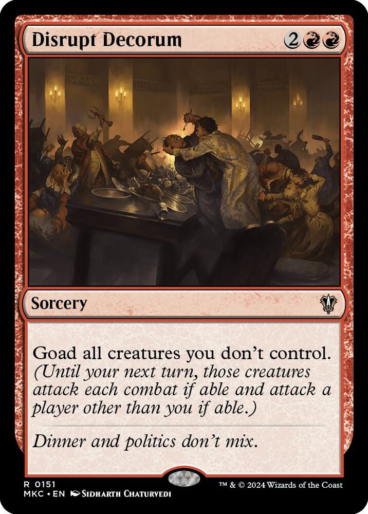 Disrupt Decorum - Red