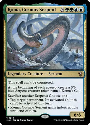 Koma, Cosmos Serpent - Green/Blue
