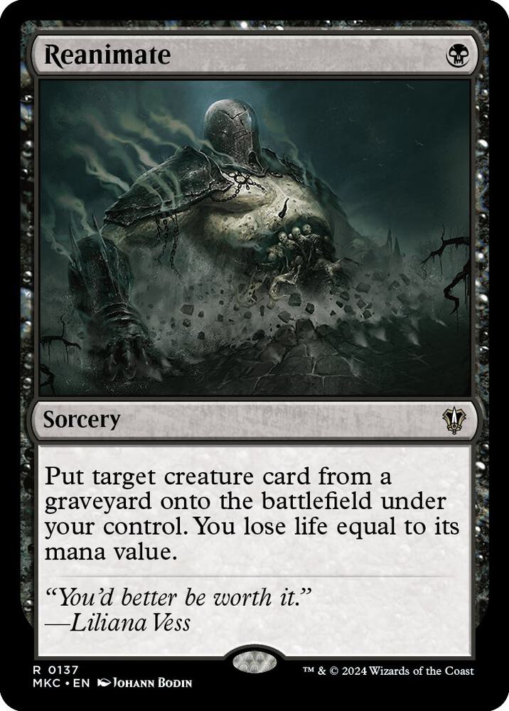 mtg black reanimator cards Reanimate - Black