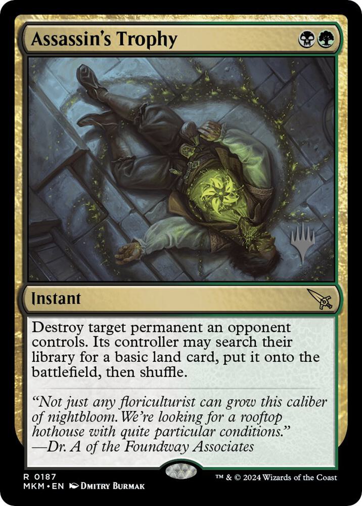 Assassin's Trophy - Black/Green