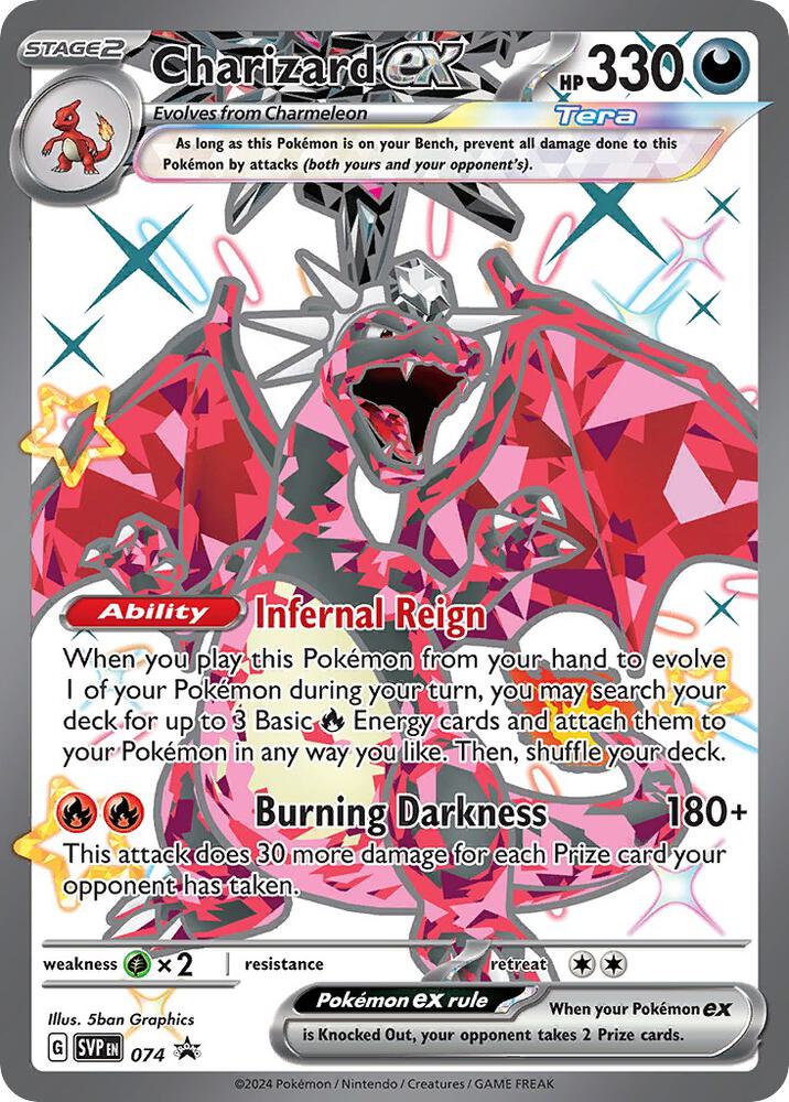 Charizard EX - Darkness/Fire