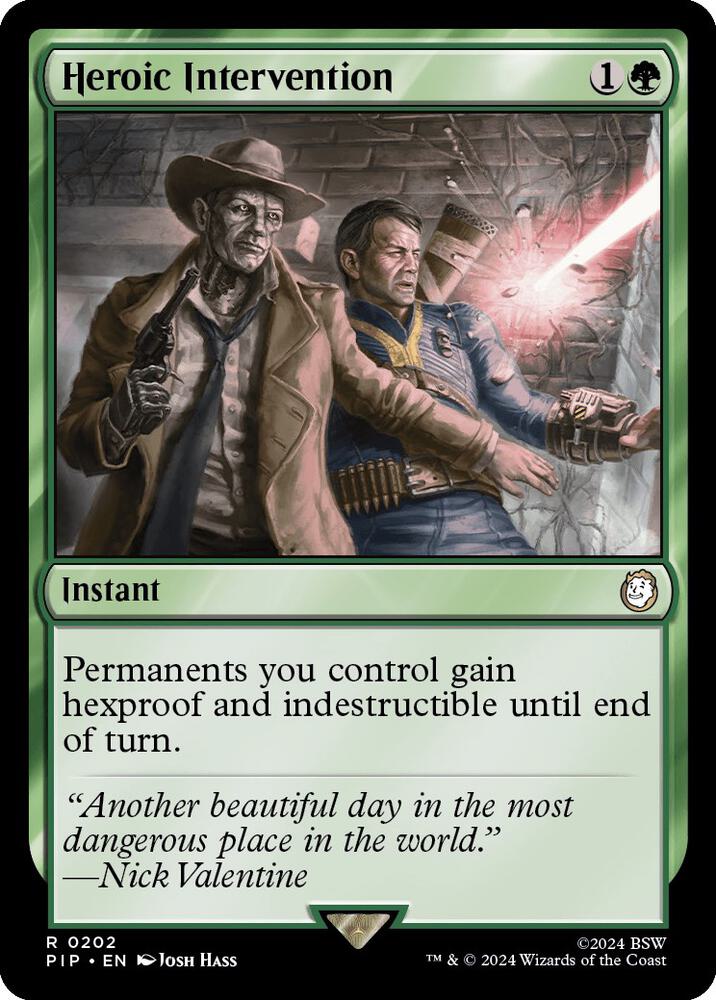 Heroic Intervention - Green