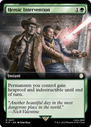 Heroic Intervention - Green