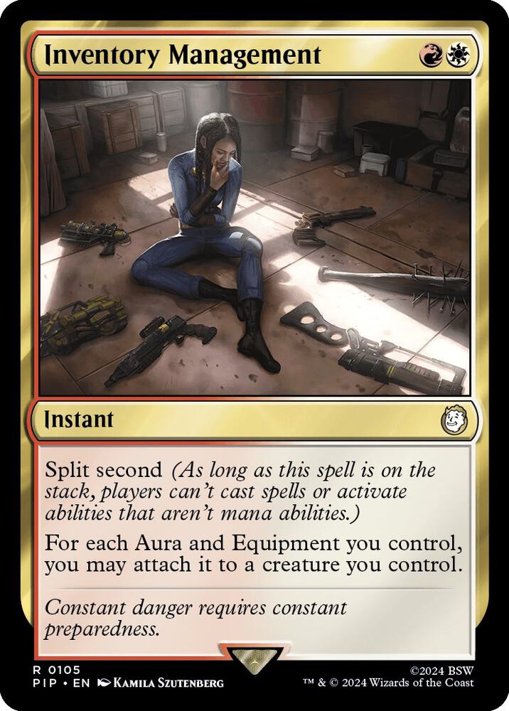 Inventory Management - Red / White