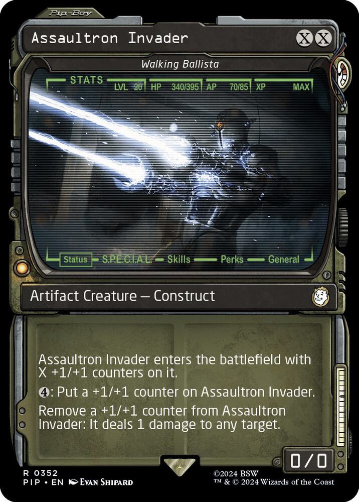 Assaultron Invader - Walking Ballista Artifact