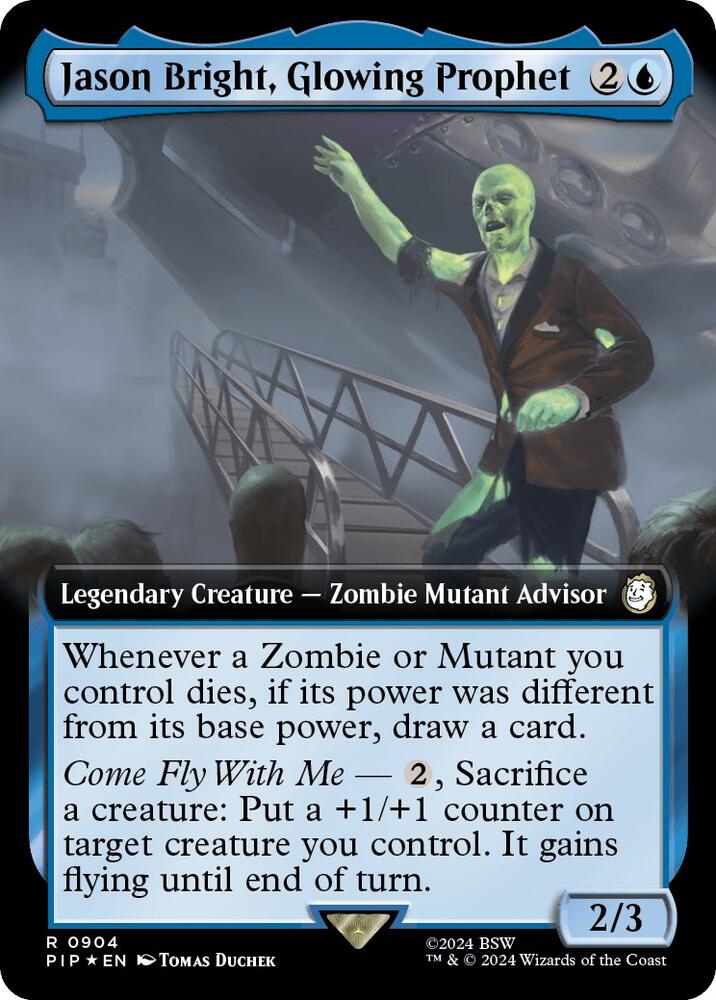 Jason Bright, Glowing Prophet - Blue