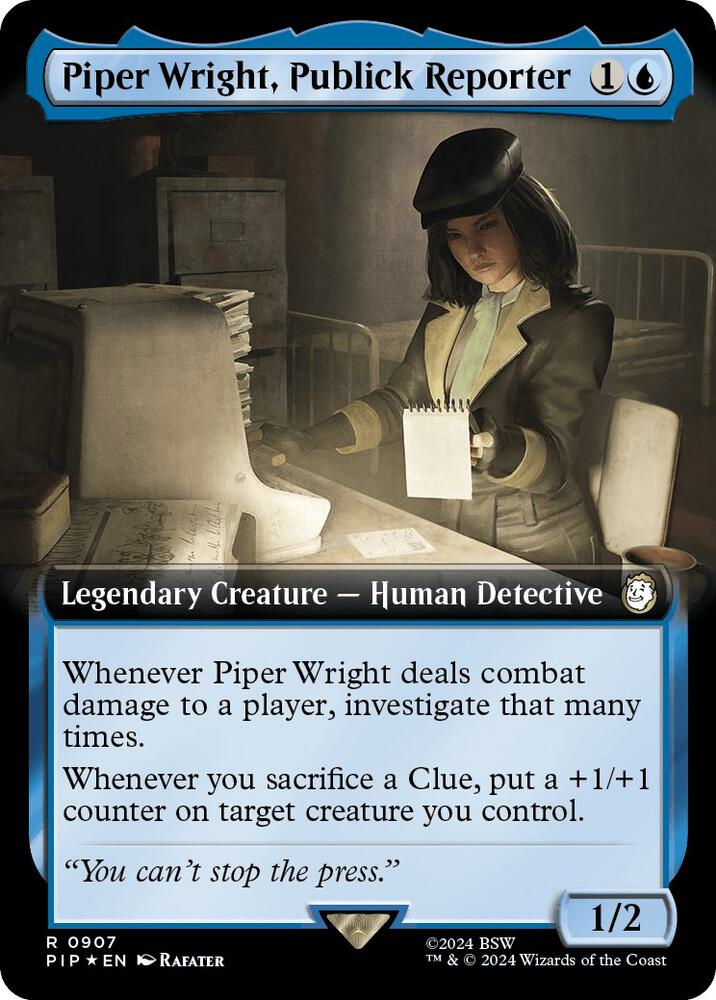 Piper Wright, Publick Reporter - Blue