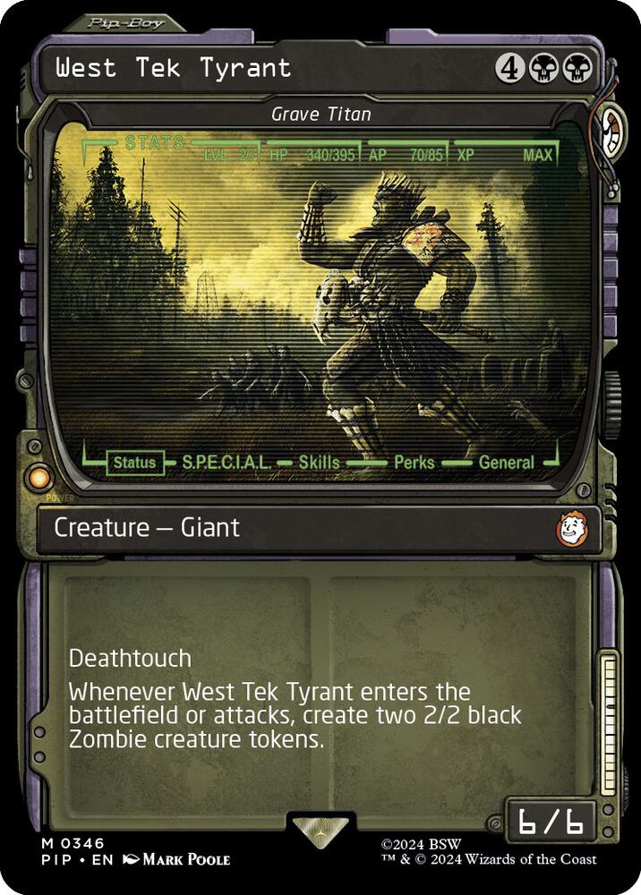 West Tek Tyrant - Grave Titan - Black