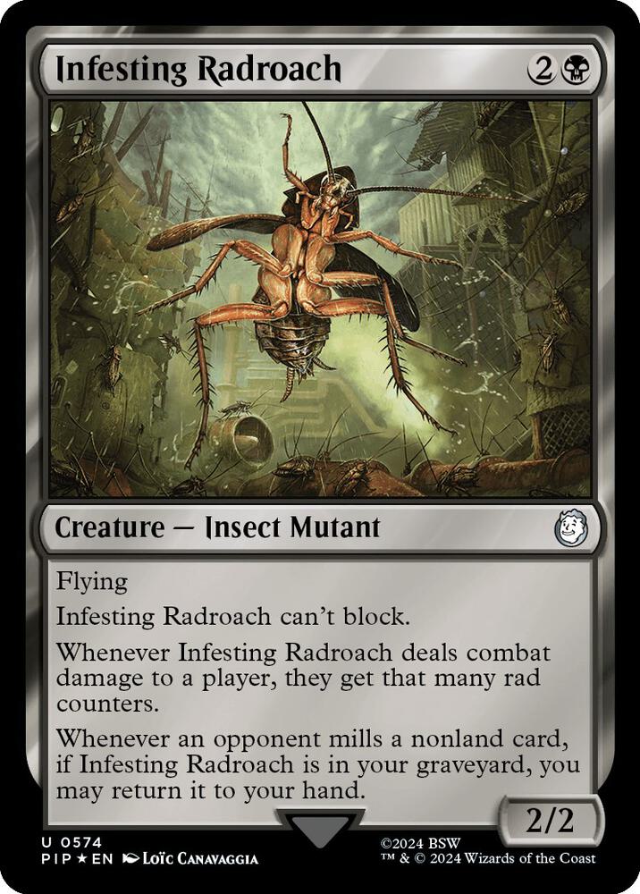 Infesting Radroach - Black
