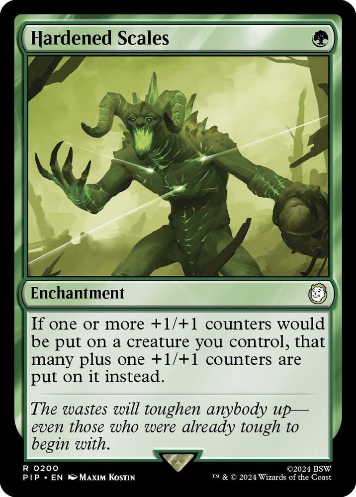 Hardened Scales - Green