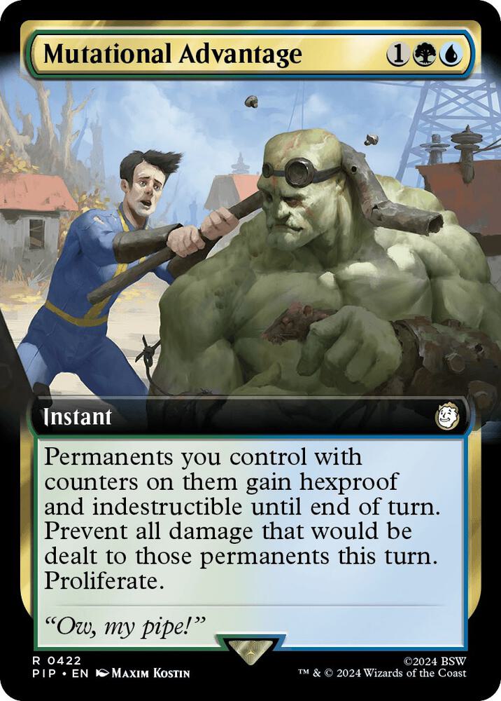 Mutational Advantage - Green/Blue