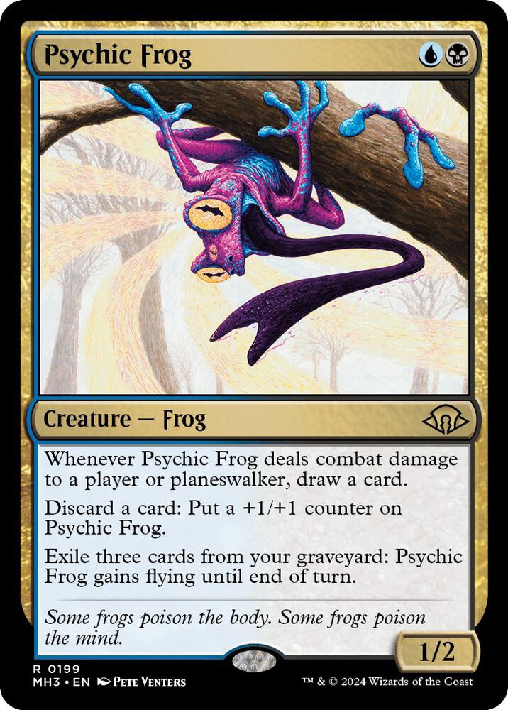mtg blue poison cards Psychic Frog