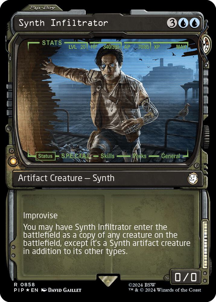 Synth Infiltrator - Blue