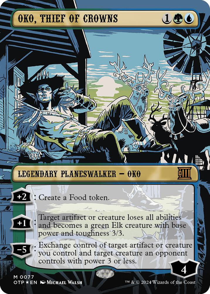Oko, Thief of Crowns - Green/Blue