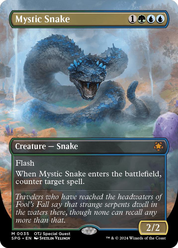 Mystic Snake - Green/Blue