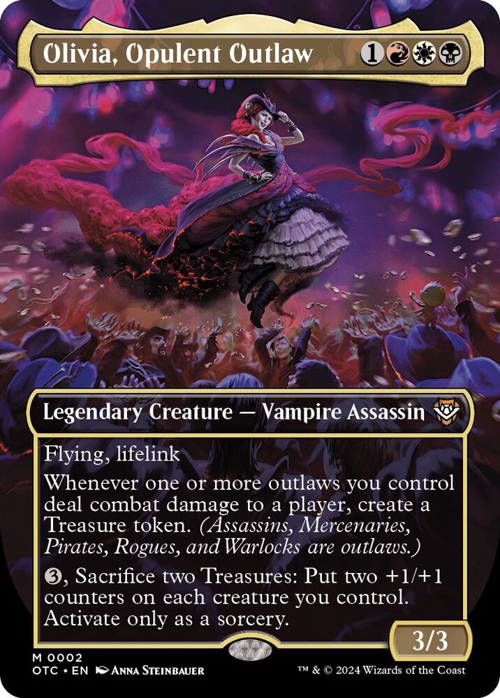 Olivia, Opulent Outlaw - Legendary Creature - Vampire Assassin Red/Black