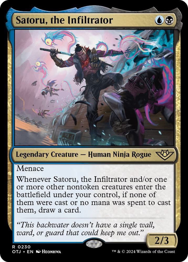 Satoru, the Infiltrator - Blue/Black