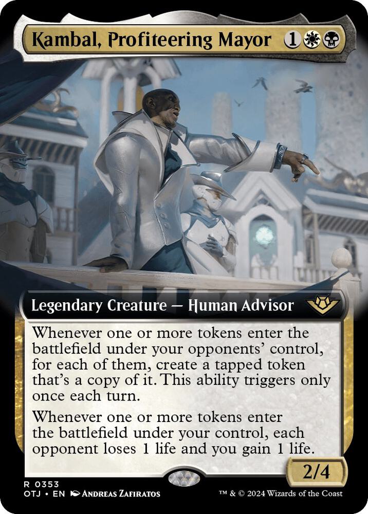 Kambal, Profiteering Mayor - White/Black