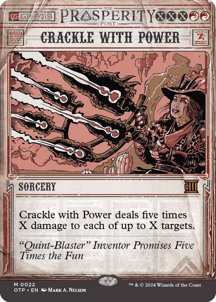Crackle with Power - Red