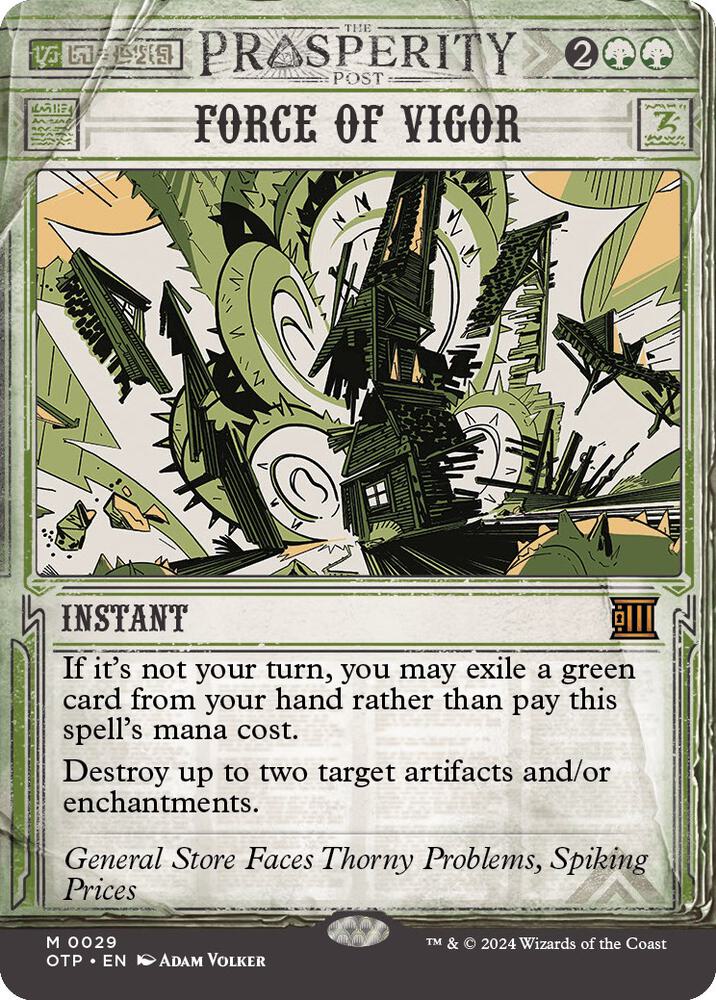 prosperity cards mtg Force of Vigor