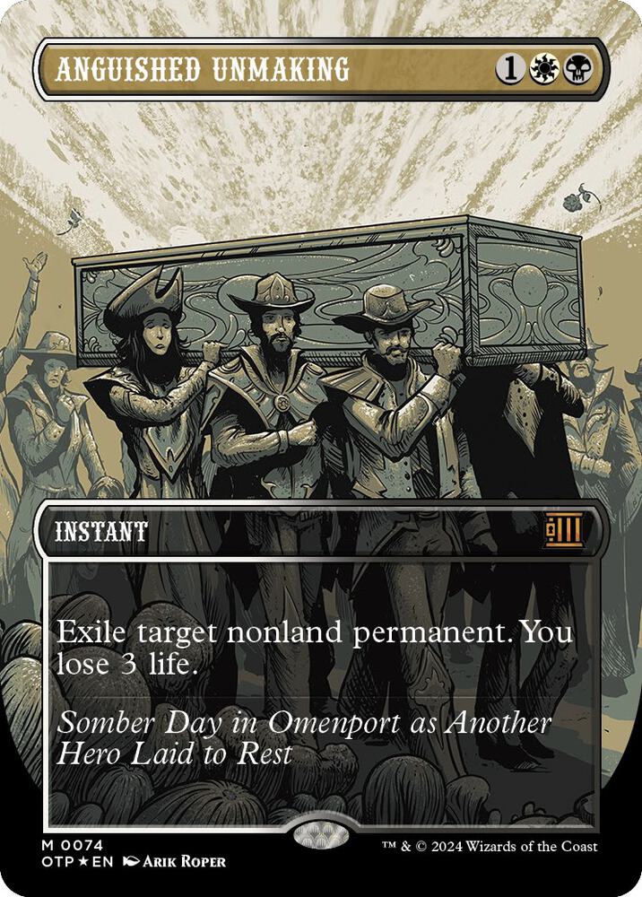 Anguished Unmaking - White/Black