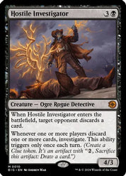 Hostile Investigator - Creature - Ogre Rogue Detective - Black
