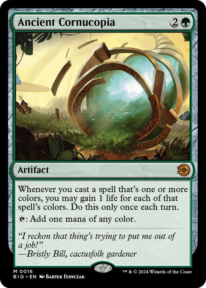 Anicent Cornucopia - Green