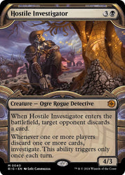 Hostile Investigator - Creature - Ogre Rogue Detective - Black