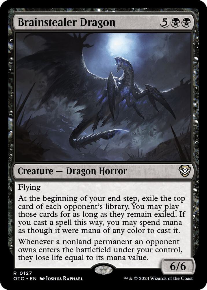 Brainstealer Dragon - Black