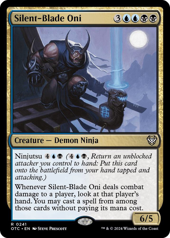 Silent-Blade Oni - Blue/Black
