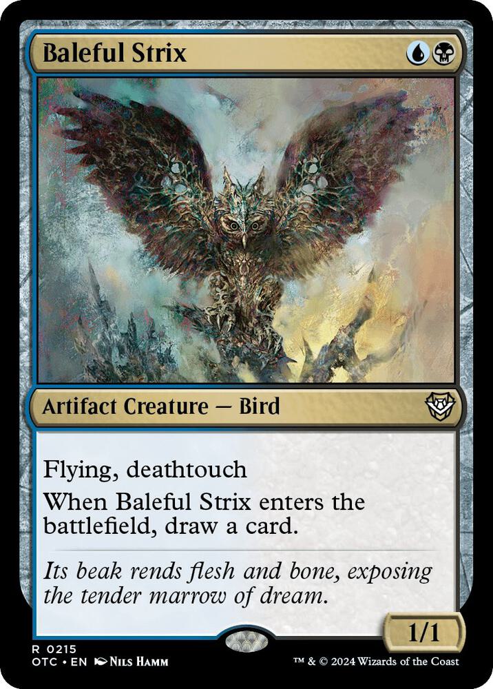 Baleful Strix - Blue/Black - Artifact