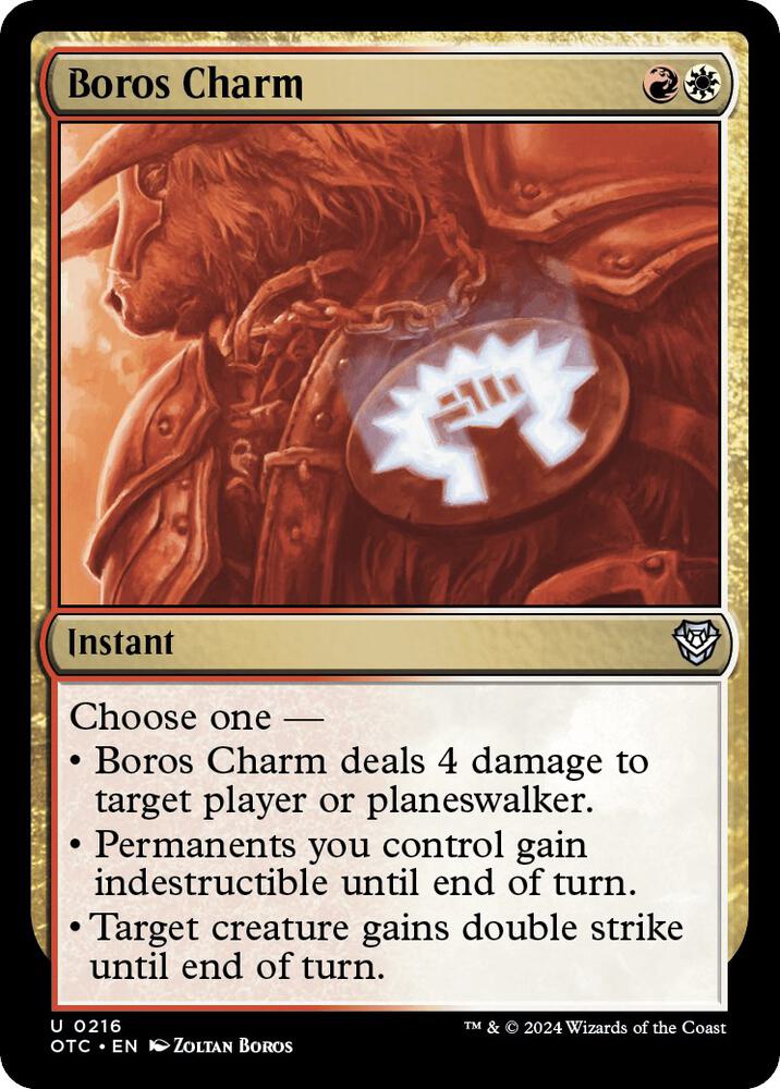 Boros Charm - Red / White