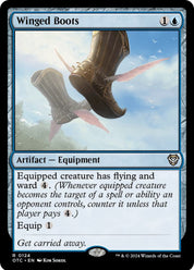 Winged Boots - Blue