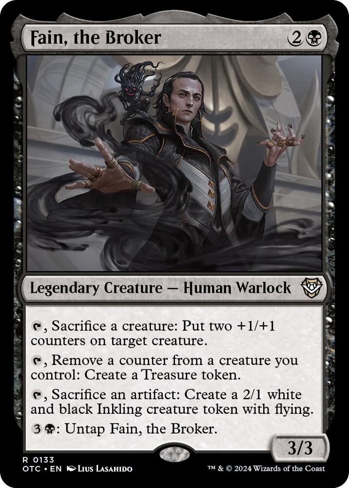 Fain, the Broker - Black