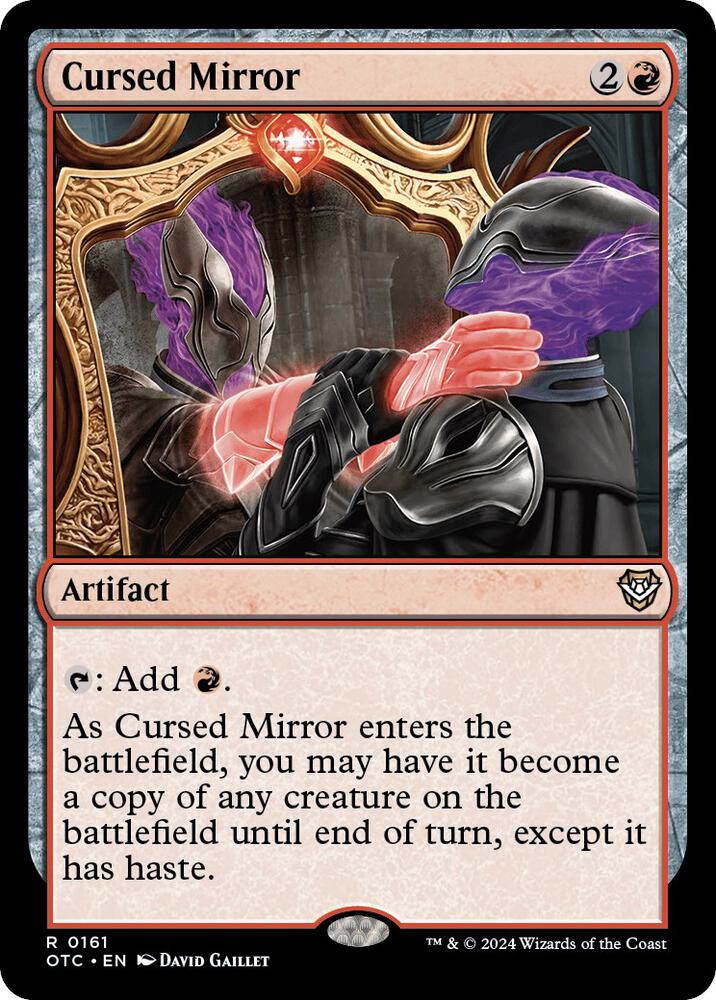 Cursed Mirror - Red/Artifact