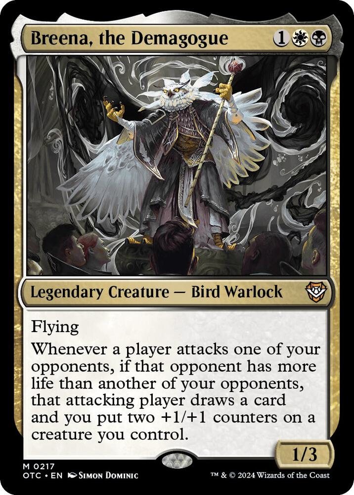 Breena, the Demagogue - White/Black