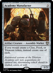 Academy Manufactor - Artifact
