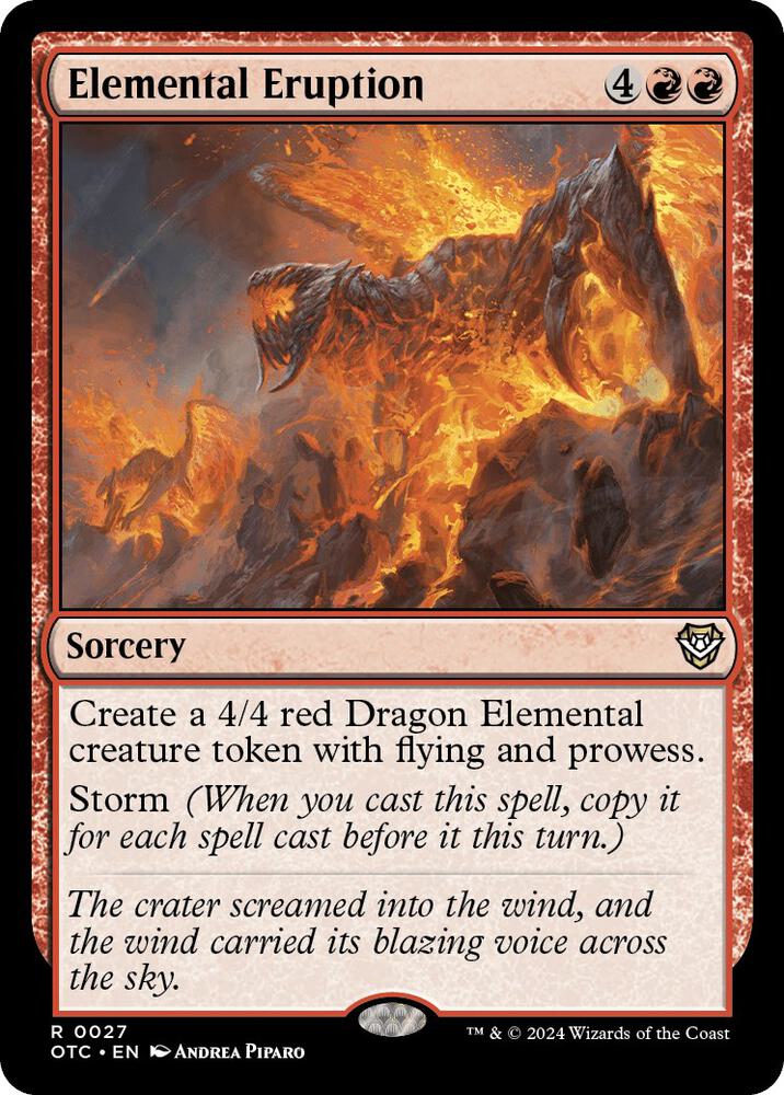 Elemental Eruption - Red
