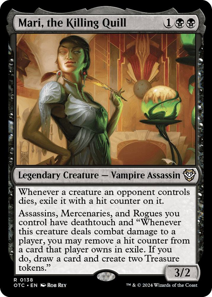 Mari, the Killing Quill - Black